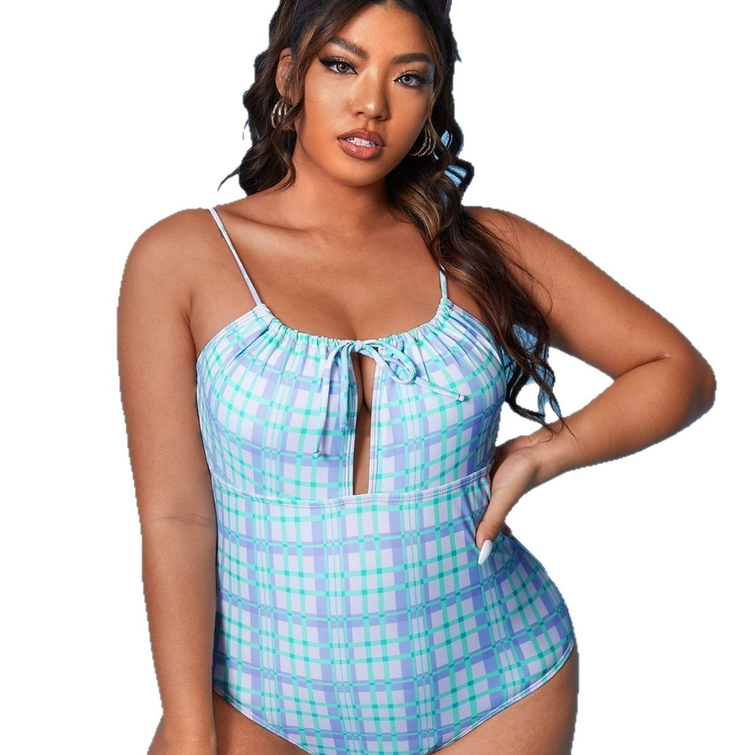 Women’s Stylish Jumpsuit with Playfully Checkered Design Mune Fashion