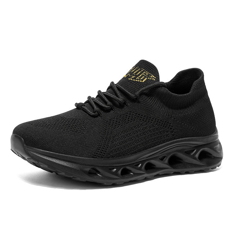 Unisex knitted sneakers with sock-like shaft and cushioned air sole Mune Fashion