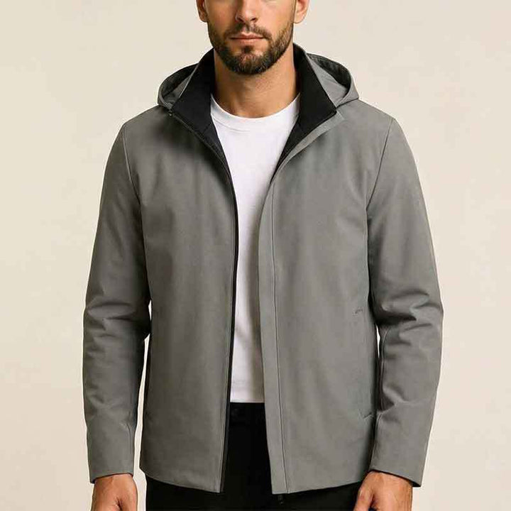 Men's Modern Transition Jacket with High Collar Mune Fashion