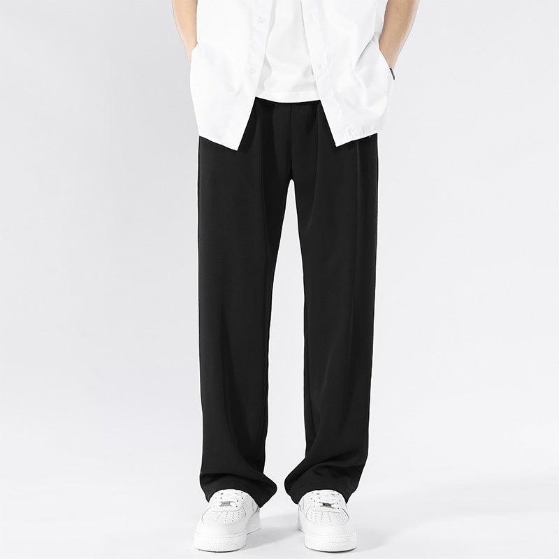 Men's Wide Palazzo Pants made of flowing viscose blend with pleats & side pockets Mune Fashion