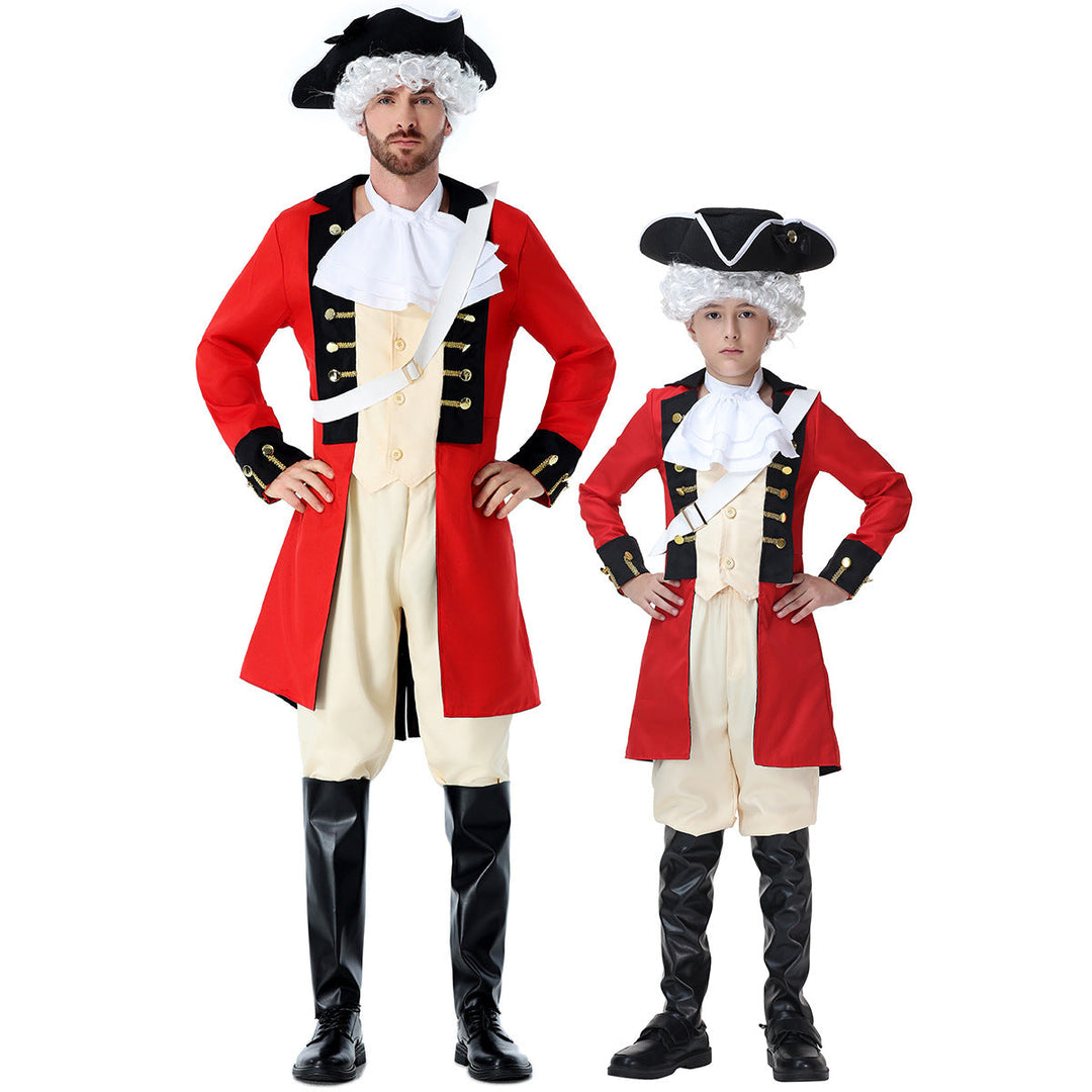 Men's Historical Soldier Costume with detailed Mune Fashion coat and accessories Mune Fashion
