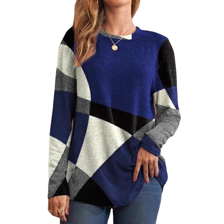 Women's Geometric Oversized Knit Sweater with Side Button Details Mune Fashion