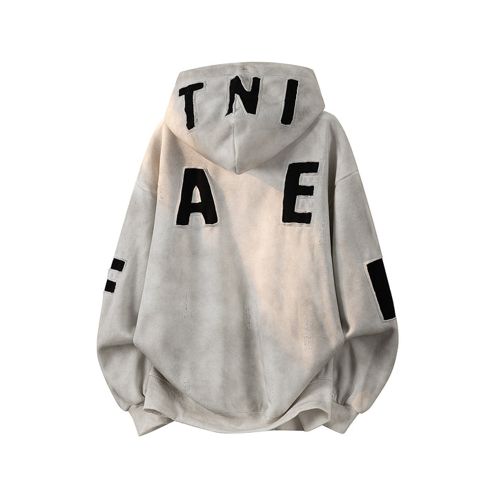 Unisex Oversize Hoodie with handwritten graphic print, kangaroo pocket & ribbed hem Mune Fashion
