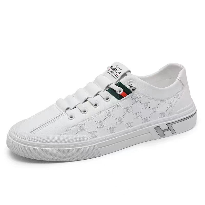 Women’s sporty sneakers made of high-quality leather with subtle logo embossing Mune Fashion