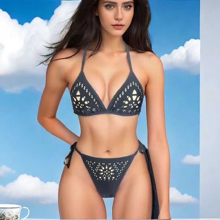 Women's bikini set with elegant cut-out details and adjustable straps Mune Fashion