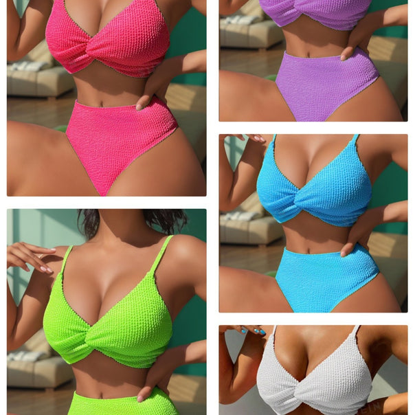 Women high-waisted bikini with structured top Mune Fashion