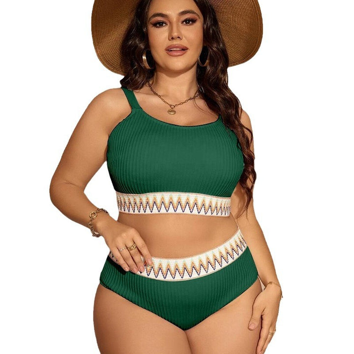 Women’s Sporty Bikini Set with High Waist and Elastic Band Mune Fashion