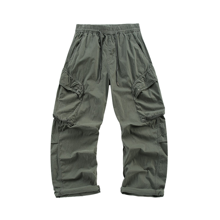 Herren Leichte Cargo-Jogginghose mit Elastikbund, Kordelzug und Mehrzwecktaschen Mune Fashion