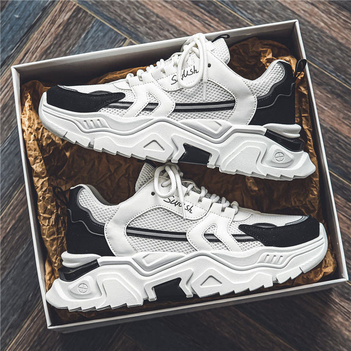 Women's Sporty Sneakers with Breathable Upper Material and Cushioning Sole Mune Fashion
