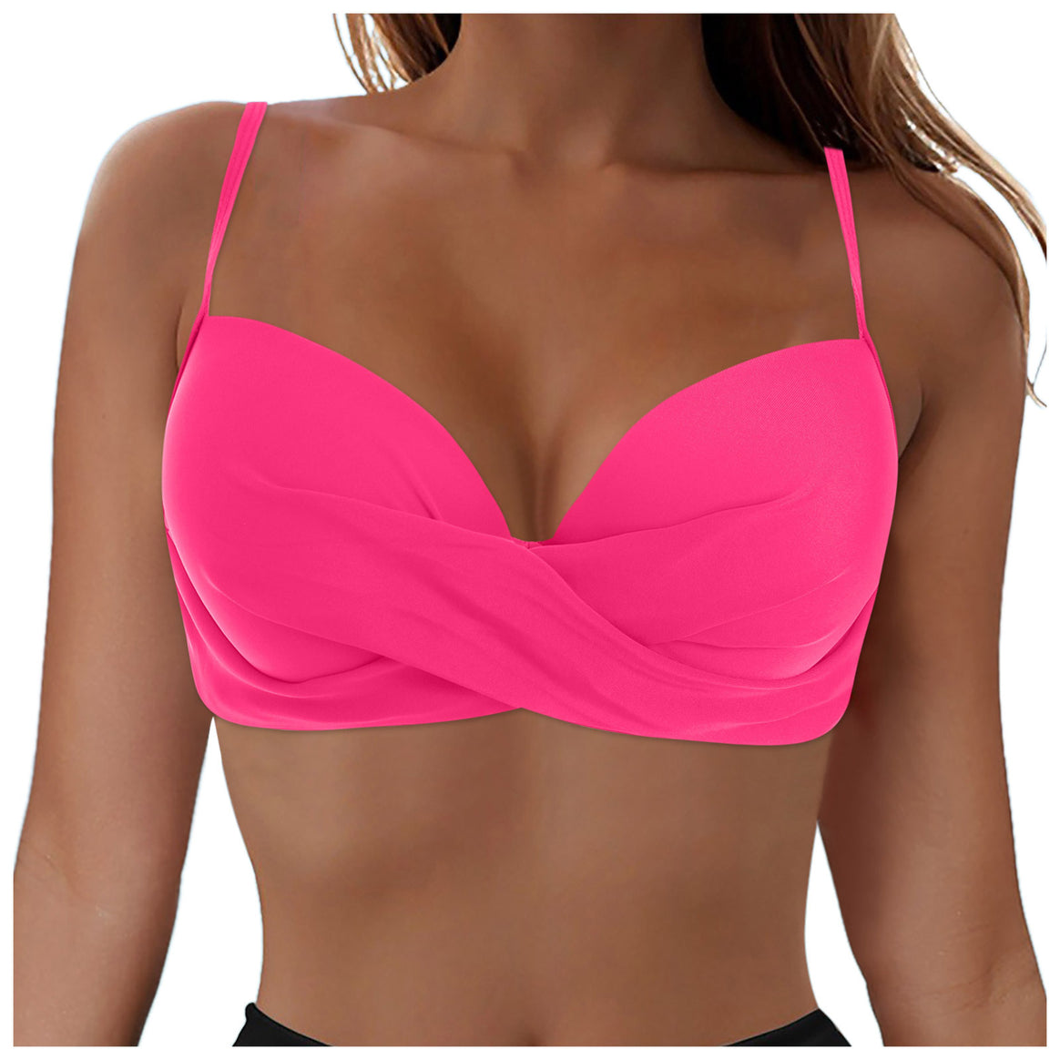Ladies Elegant Bikini Top with Wrap Design Mune Fashion