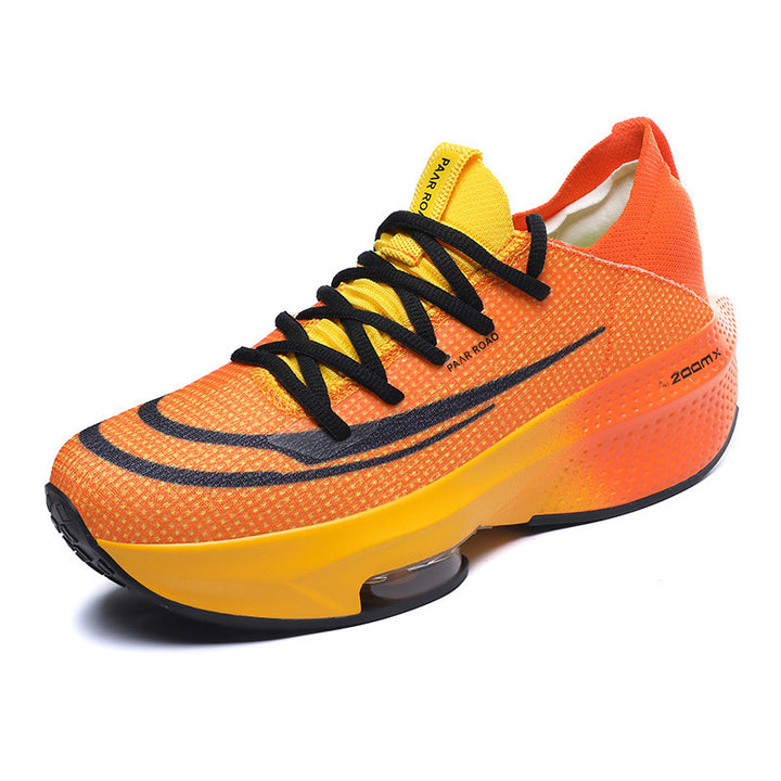 Men's Performance Running Shoe with Knitted Upper Material and Visible Air Chamber Mune Fashion