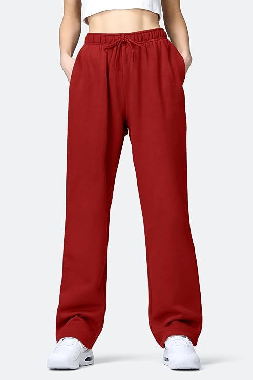 Women loose fit sweatpants with drawstring and wide leg Drune