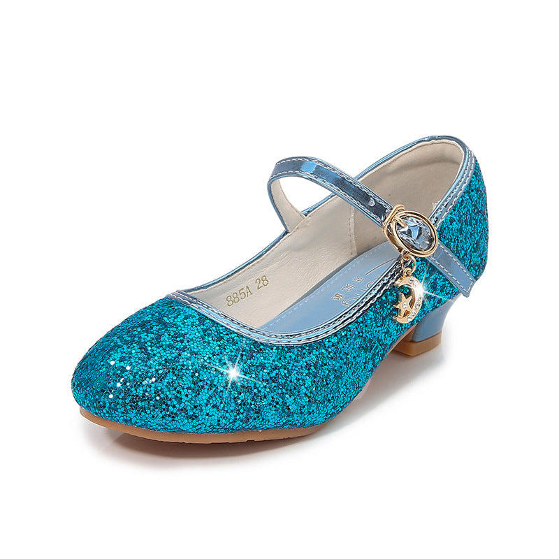 Girls' ballet shoes with adjustable strap and glitter detail Mune Fashion
