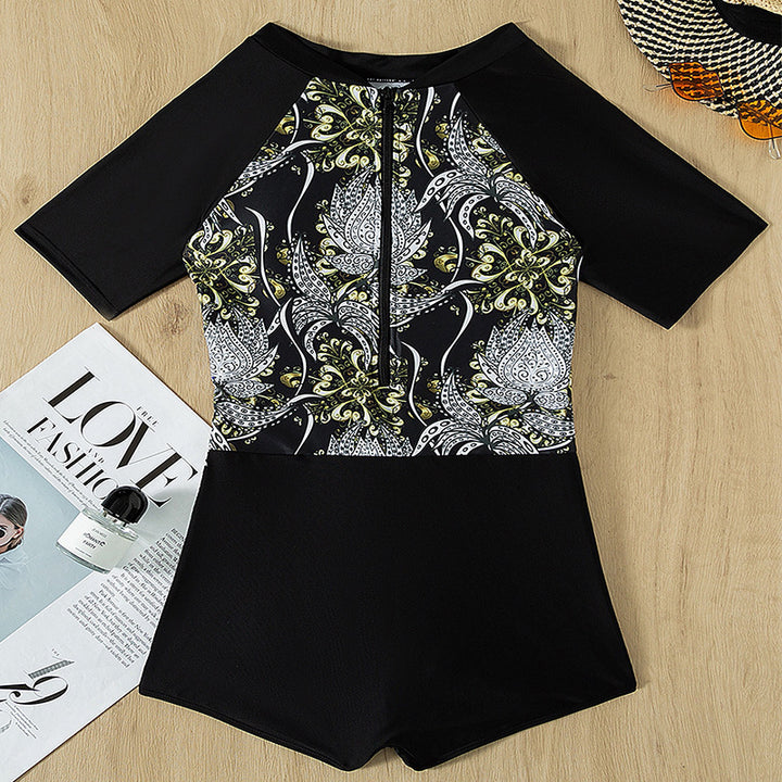 Women's Short Sleeve Swimsuit Mune Fashion