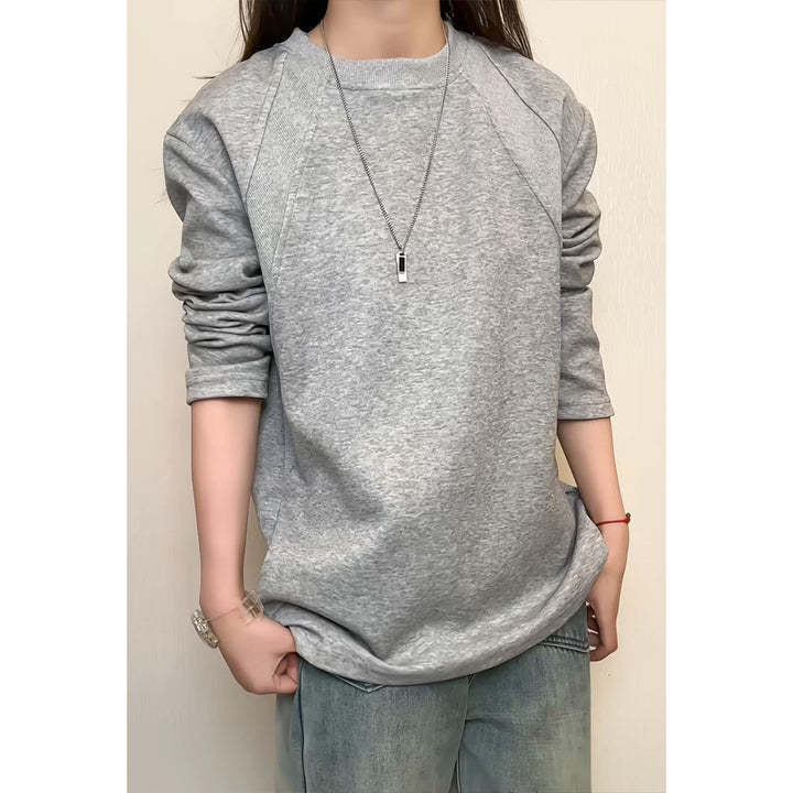 Men's sporty sweatshirt with innovative raglan cut Mune Fashion