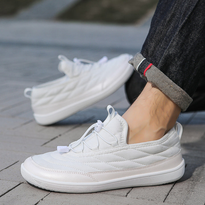 Women's slip-on sneakers with fleece lining and quick-lace closure Mune Fashion