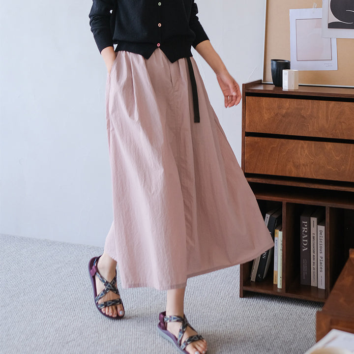 Women Elegant and Casual Maxi Skirt Drune