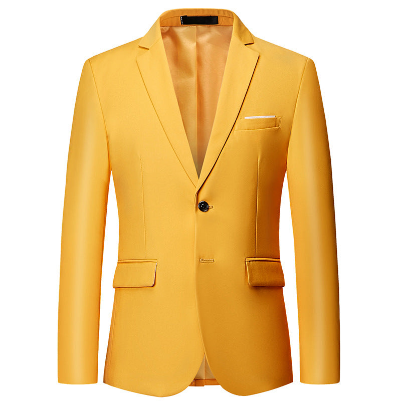 Men's slim-fit blazer with narrow silhouette, stretch content, and flap pockets Mune Fashion