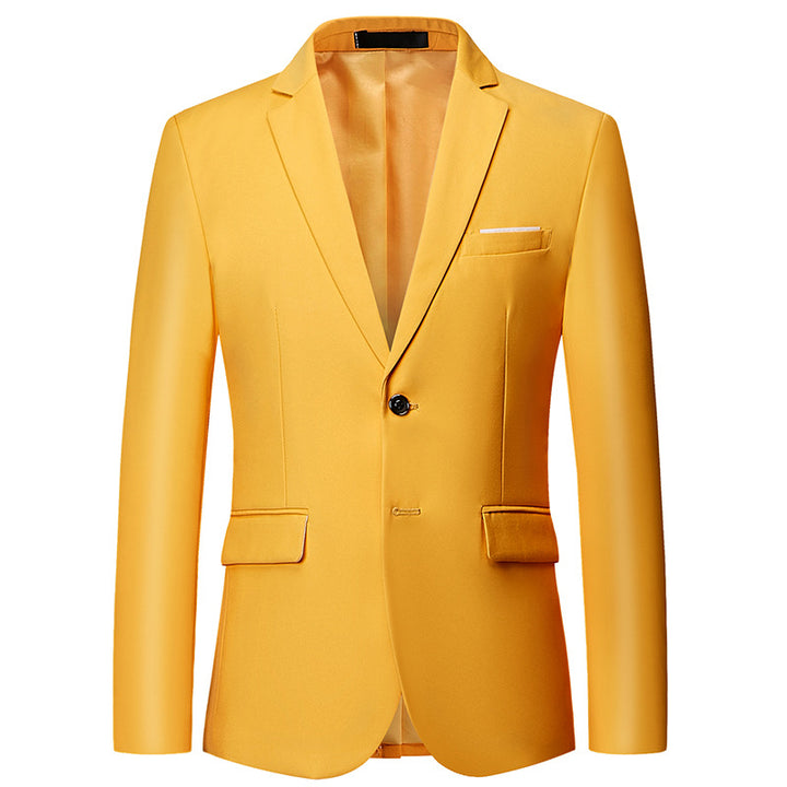 Men's slim-fit blazer with narrow silhouette, stretch content, and flap pockets Mune Fashion