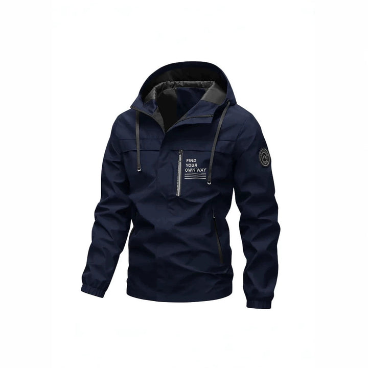Men's functional jacket with high collar Mune Fashion