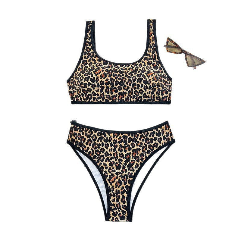 Women's bikini set with trendy leopard print Mune Fashion