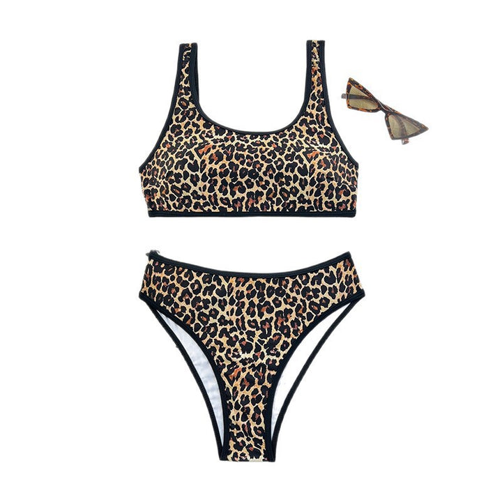 Women's bikini set with trendy leopard print Mune Fashion