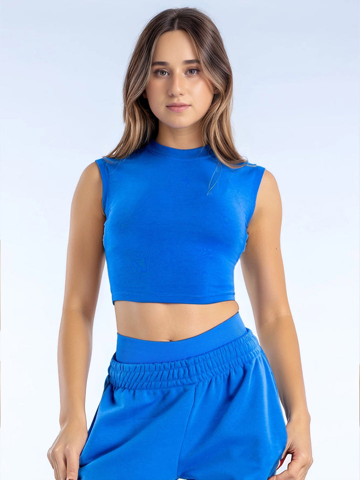 Women's Sporty Crop Top Mune Fashion