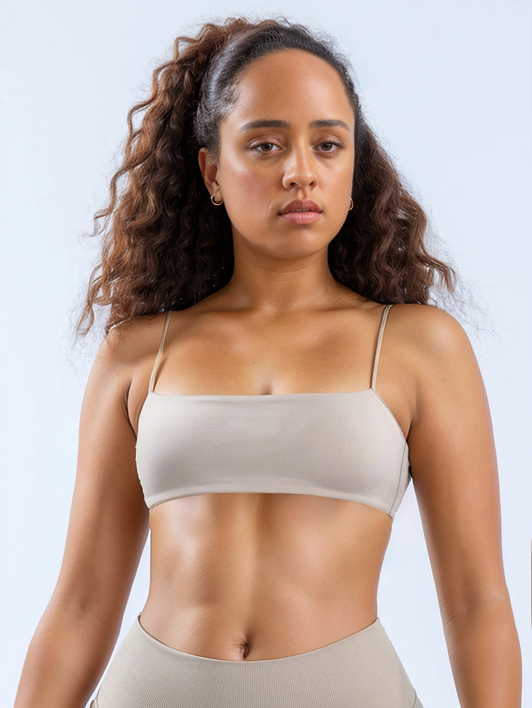Women's sporty bikini top with narrow straps Mune Fashion