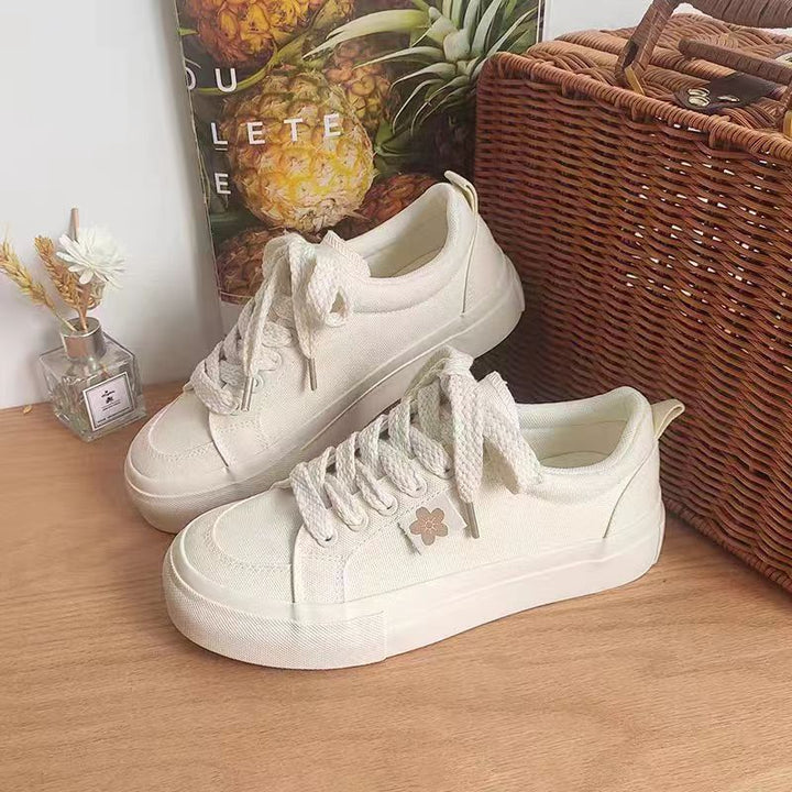 Women’s Fashion Sneakers made of high-quality canvas with elegant platform sole Mune Fashion