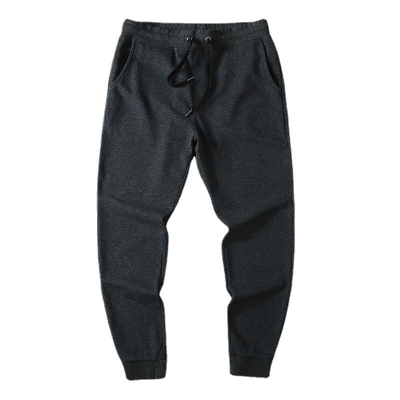 Men's Slim-Fit Fleece Jogging Pants with Elastic Waistband, Drawstring and Brushed Inside Mune Fashion