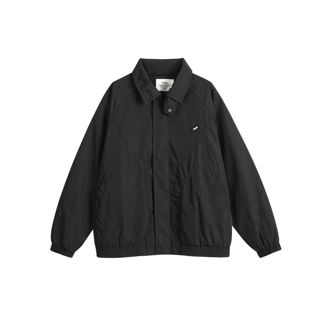Unisex Boxy Transitional Blouson with Stand Collar and Elastic Hem Mune Fashion