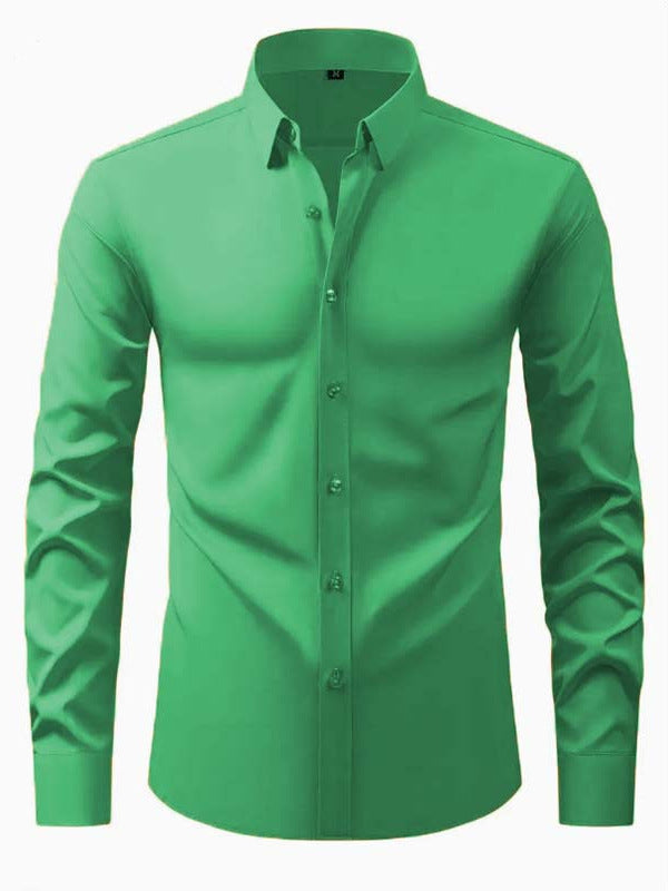 Men's long-sleeved shirt with innovative cut and modern design Mune Fashion