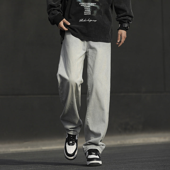 Men's Loose-Fit Jeans in Urban Style