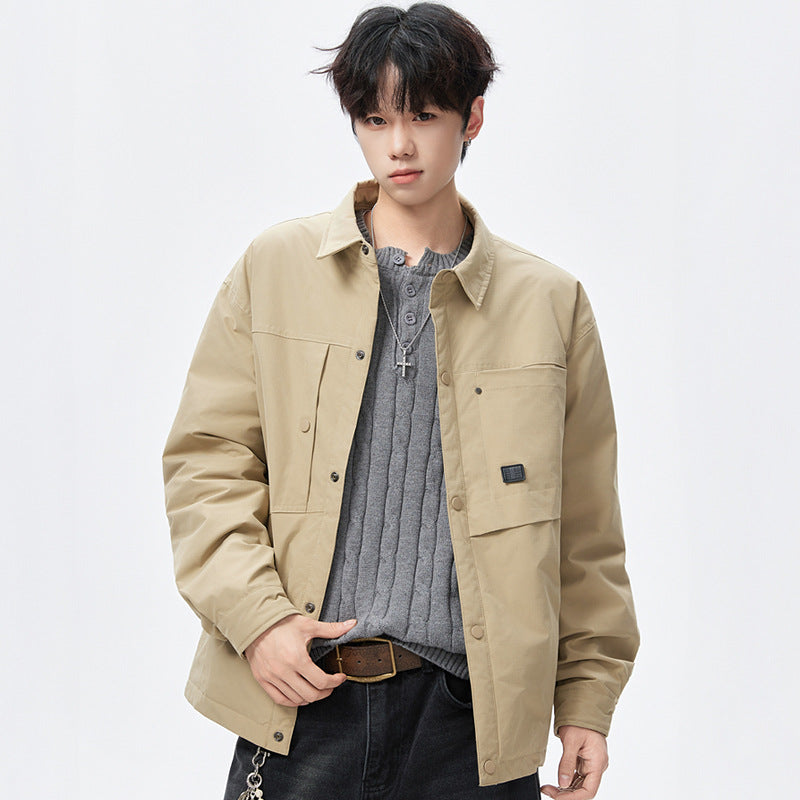 Herren Funktionale Fieldjacke mit Thermofutter und Utility-Taschen Mune Fashion