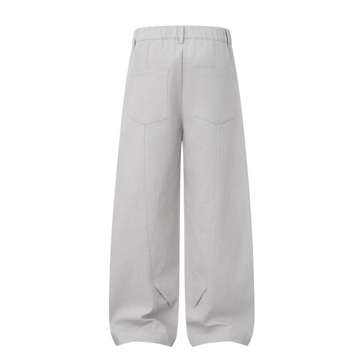 Women Wide High-Waist Culotte Pants made of structured cotton blend Mune Fashion