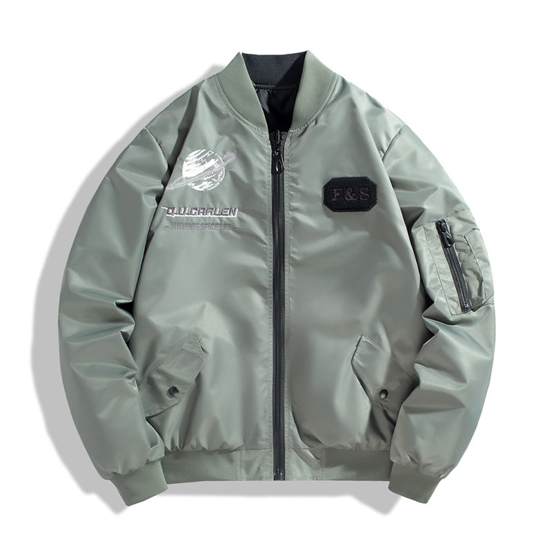 Men's fashionable bomber jacket with high collar Mune Fashion