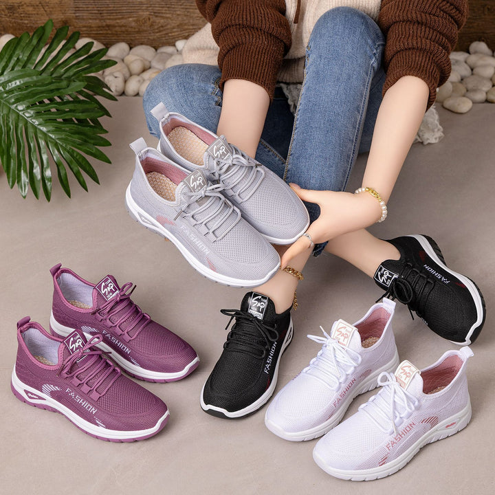 Women's Slip-On Running and Everyday Shoe made of seamless knit with ergonomic cushioning Mune Fashion