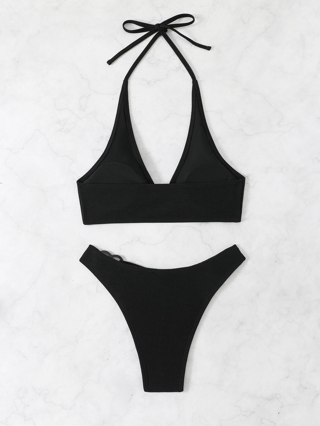 Women's bikini set with ribbed texture and adjustable top Mune Fashion
