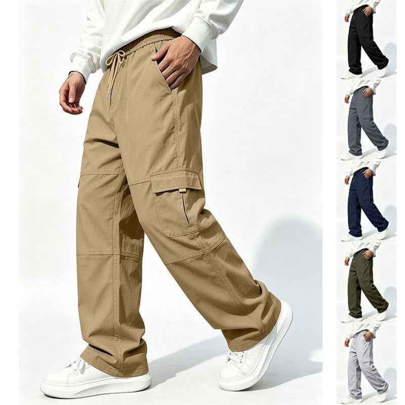 Men's cargo pants with a loose fit and elastic waistband Mune Fashion