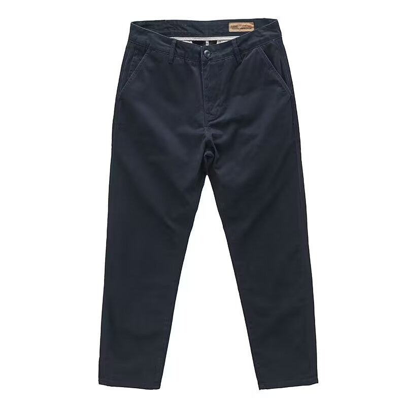Men's Fashion Chino Pants with Elastic Waistband Mune Fashion