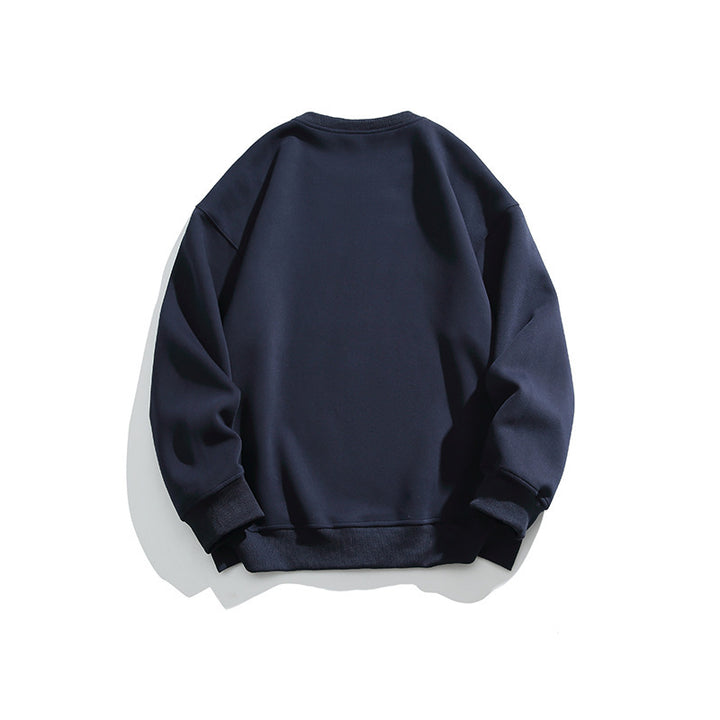 Unisex Oversized Sweatshirt with Round Neck and Distinctive College Print Mune Fashion
