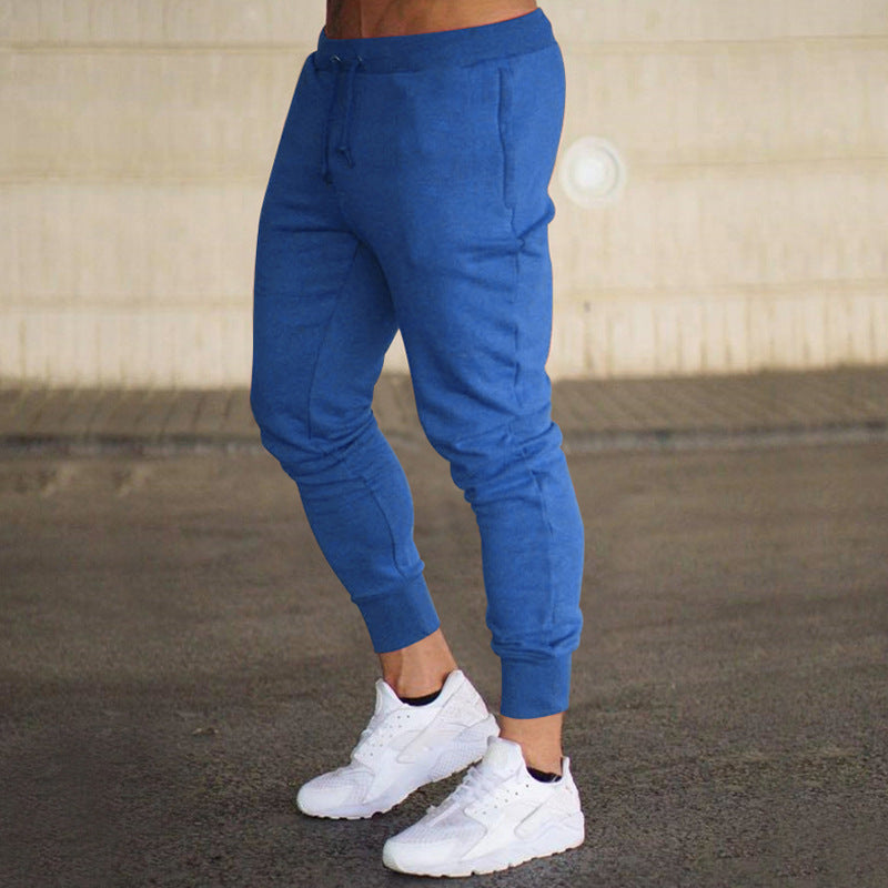 Men's tapered performance-oriented joggers with elastic waistband and ribbed ankle cuffs Mune Fashion