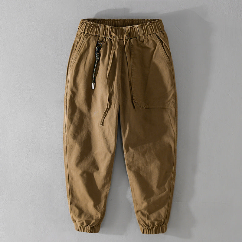 Men's Cargo Jogger Pants with Elastic Waistband and Cuffs Mune Fashion