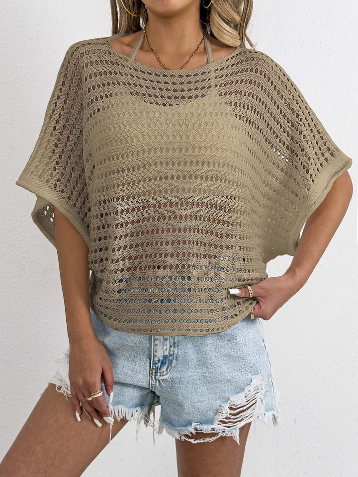 Ladies airy mesh T-shirt Mune Fashion