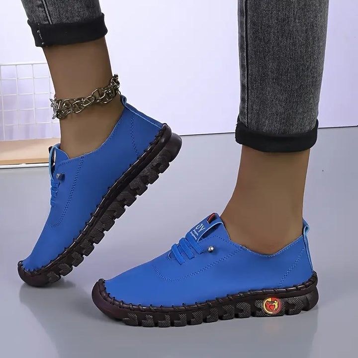 Ladies nan flexible foldable leisure sneakers with shock-absorbing profile sole Mune Fashion