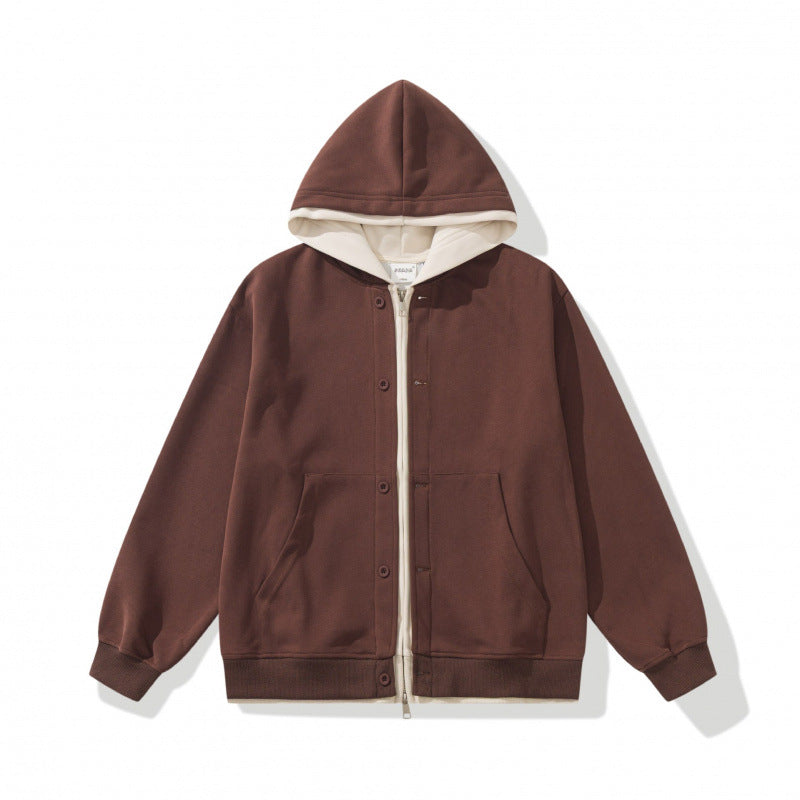 Unisex Oversize Hoodie with Double Closure, Fleece Lining and Kangaroo Pockets Mune Fashion