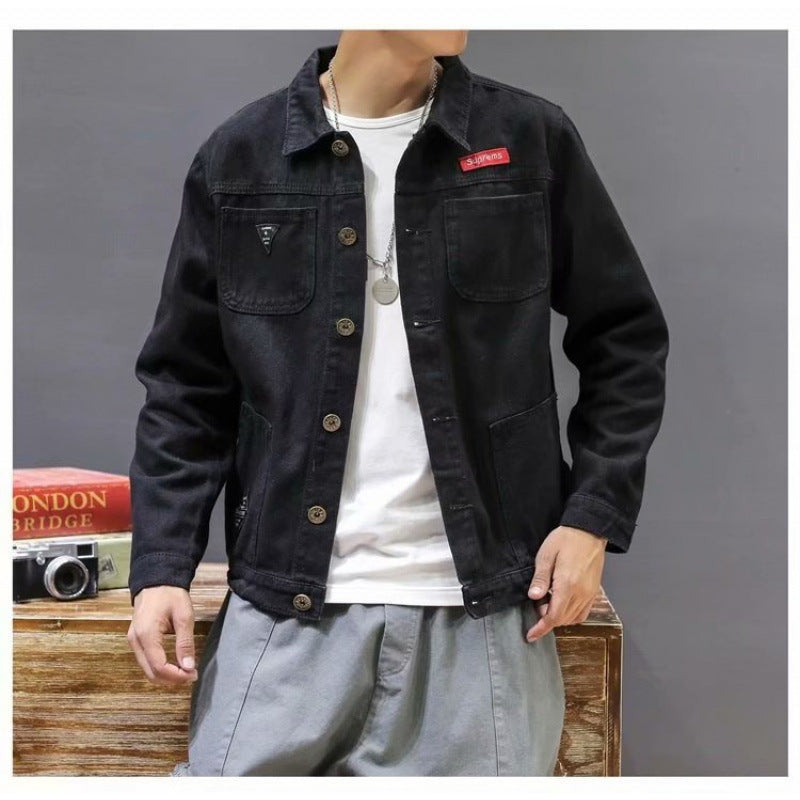 Men's Fashionable Denim Jacket Mune Fashion