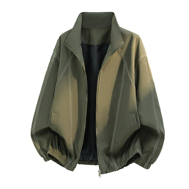 Women's leisure jacket with high collar and elastic Mune Fashion