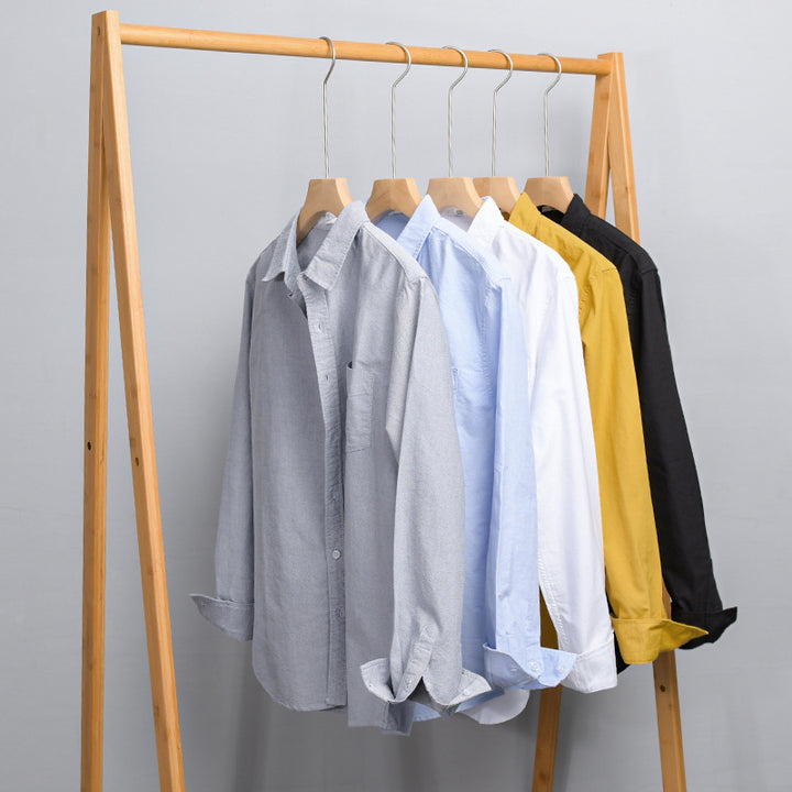 Men's Casual Cotton Layering Overshirt with Kent Collar, Chest Pocket, and Soft Twill Finish Mune Fashion