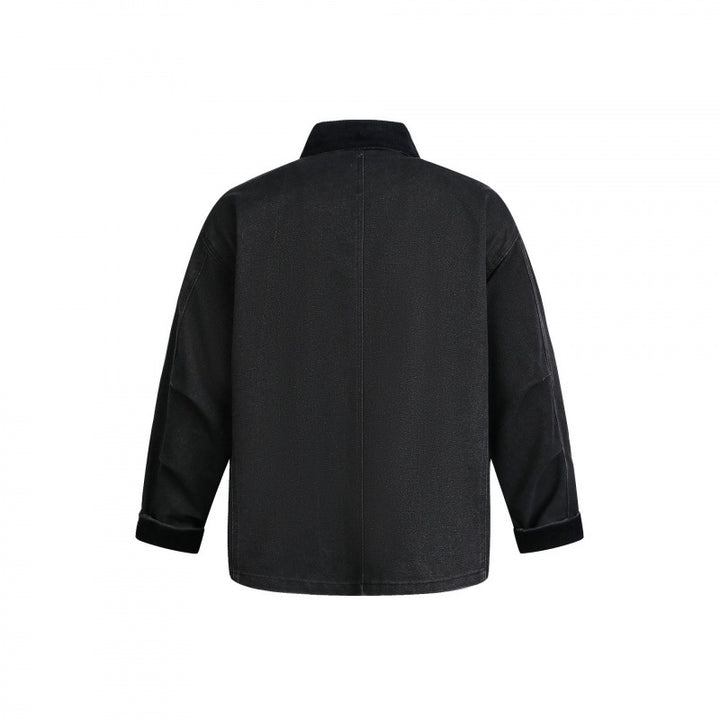 Men's utility jacket with toggle fastenings, cord collar, and multiple pockets Mune Fashion
